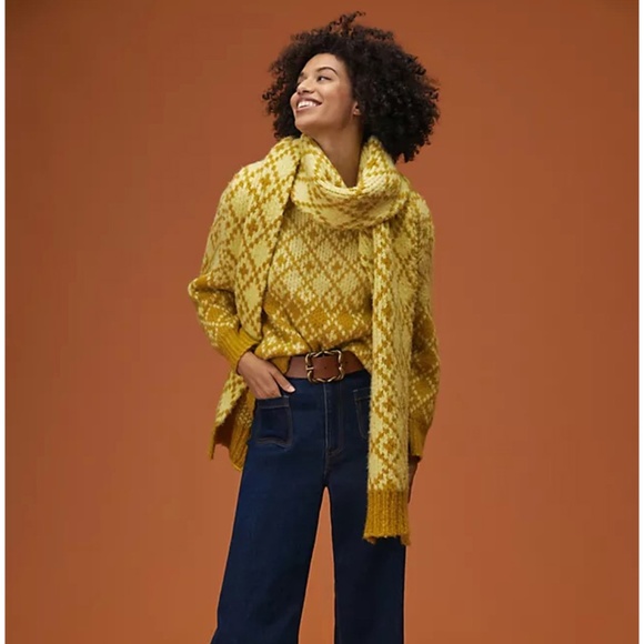 ANTHROPOLOGIE | Sigfried Wool Blend Scarf | NWT - Picture 3 of 9